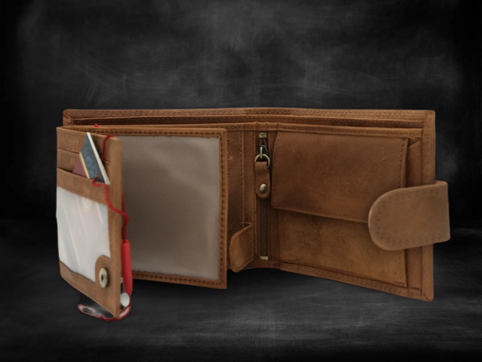 Peterson Nagy Csatos Gravírozott Pénztárca