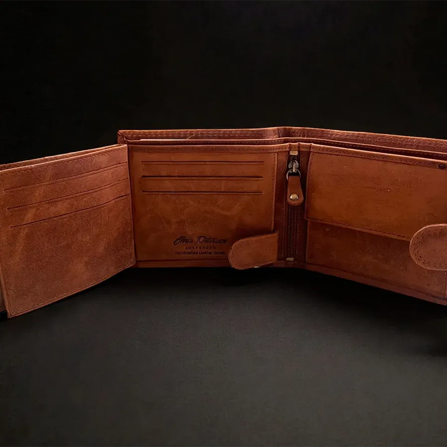 Peterson Nagy Csatos Gravírozott Pénztárca - Gallery