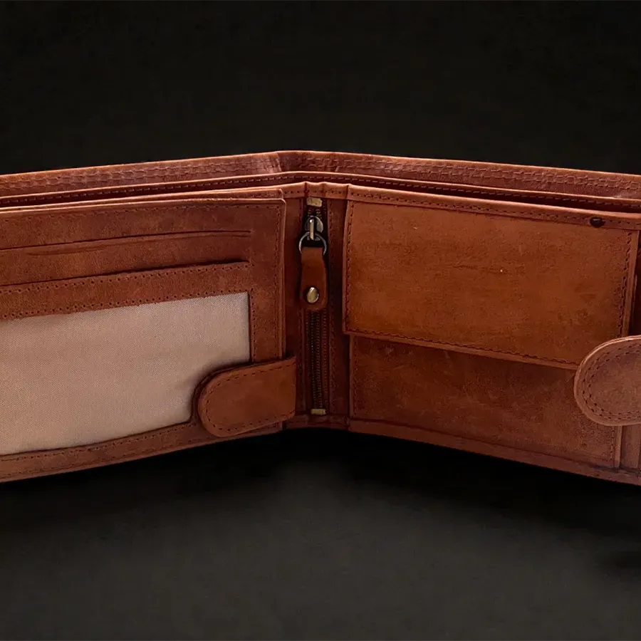 Peterson Nagy Csatos Gravírozott Pénztárca - Gallery