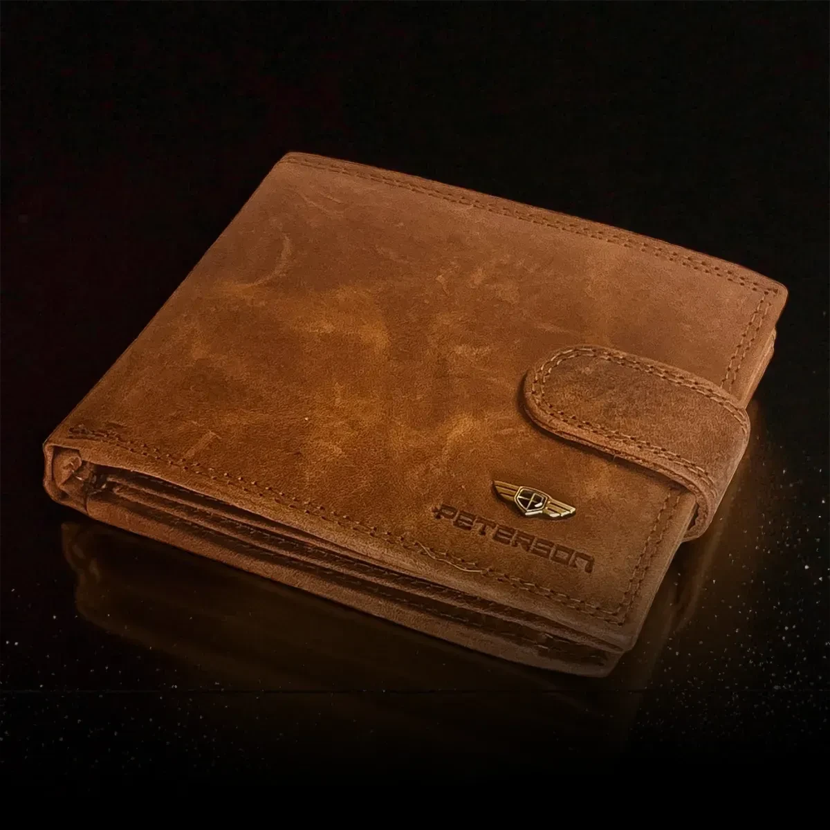 Peterson Nagy Csatos Gravírozott Pénztárca - Gallery