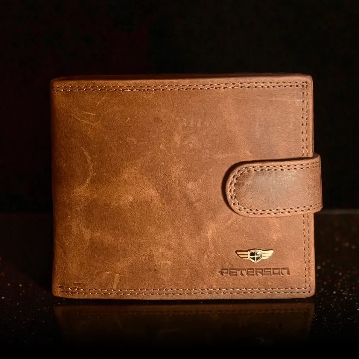 Peterson Nagy Csatos Gravírozott Pénztárca
